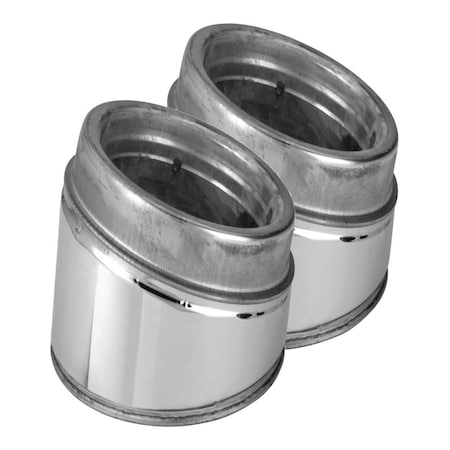 Selkirk Selkirk 6 in. D X 6 in. D Adjustable 15 deg Stainless Steel Insulated Elbow Kit 206206